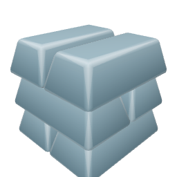 Silver Bars Stack Small